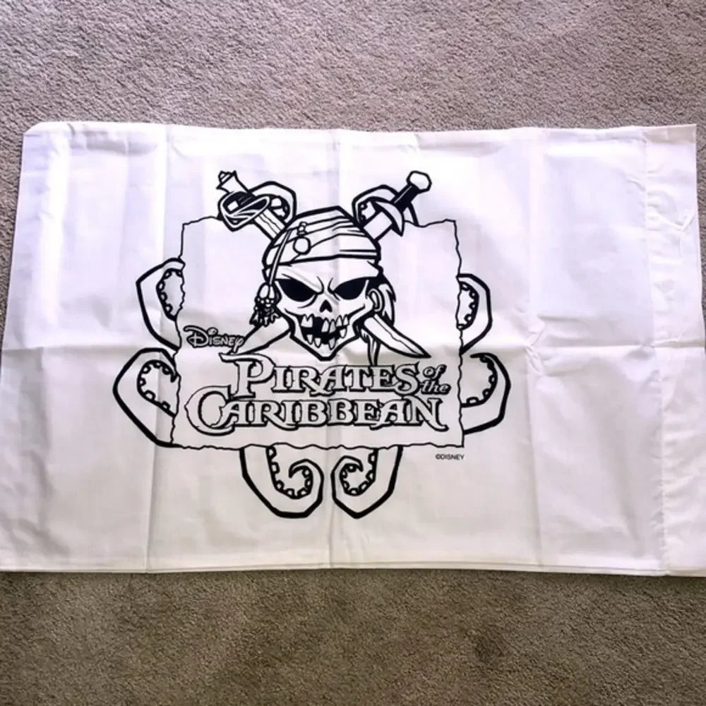 Disney‎ Pirates of the Caribbean coloring Pillowcase Art Standard Party Favors